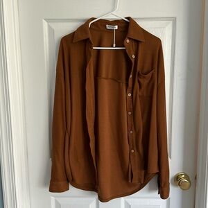 Brown Shacket size L